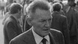 Lech Bądkowski. Gdańsk, 1981 r. Fot. PAP/CAF/S. Kraszewski