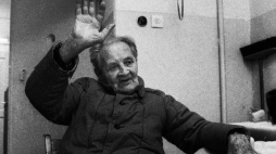 Erich Koch w barczewskim zakładzie karnym. 1986 r. Fot. PAP/J. Morek