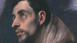 Fragment obrazu  „Ekstaza św. Franciszka” z Muzeum Diecezjalnego w Siedlcach