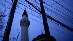 Minaret meczetu w dzielnicy tatarskiej w Symferopolu. Fot. PAP/J. Kamiński