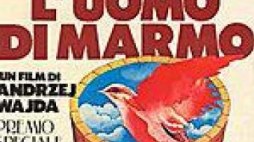 Plakat do filmu "Człowiek z marmuru". Źródło: Muzeum Kinematografii w Łodzi