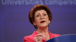 Unijna komisarz ds. edukacji, kultury, wielojęzyczności i młodzieży Andrulla Wasiliu. Fot. PAP/EPA
