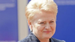 Prezydent Litwy Dalia Grybauskaite. Fot. PAP/EPA
