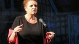 Minister kultury Małgorzata Omilanowska na uroczystym otwarciu Gdańskiego Teatru Szekspirowskiego. Fot. PAP/P. Wittman