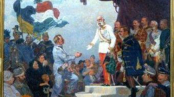  „Podziękowanie cesarza” olej Ludwiga Kocha. 1915 r. Źródło: Wien Museum, Vienna