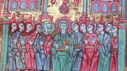 Ewangeliarz Gnieźnieński tzw. Złoty Kodeks (Codex Aureus) z XI w. Fot. PAP/CAF/R. Sikora