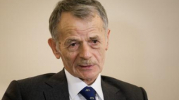 Lider Tatarów Krymskich Mustafa Dżemilew. Fot. PAP/P. Supernak
