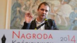 Poeta Krzysztof Siwczyk odebrał nagrodę Kościelskich. Miłosław, 11.10.2014. Fot. PAP/J. Kaczmarczyk