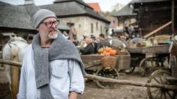 Reżyser Wojciech Smarzowski na planie filmu „Wołyń”. Fot. PAP/W. Pacewicz