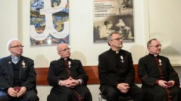 Odznaczeni księża: Stanisław Draguła, Eugeniusz Jankiewicz, Leszek Jan Woźnica, Romuald Zapadka. Fot. PAP/J. Kamiński