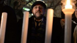  Naczelny Rabin Polski Michael Schudrich podczas z okazji żydowskiego święta świateł – Chanuka. Fot. PAP/J. Turczyk