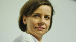 Agata Kulesza podczas konferencji prasowej poświęconej filmowi „Ida”. Fot. PAP/M. Obara 