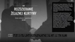 Wystawa MHP "Rozdzieranie żelaznej kurtyny". 