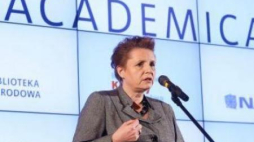 Minister kultury Małgorzata Omilanowska podczas inauguracji projektu Academica. Fot. PAP/P. Supernak