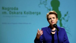 Minister kultury Małgorzata Omilanowska podczas uroczystości wręczenia nagród im. Oskara Kolberga. Fot. PAP/T. Gzell