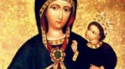 Fragment ikony z Rychwałdu. Źródło: franciszkanie
