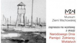 Fragment plakatu wystawy „Sowieckie piekło 1939–1956”