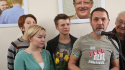 Białoruski Teatr Wolny z Nagrodą Karty '97 w Dziedzinie Obrony Praw Człowieka im. Wiktora Iwaszkiewicza. Fot. PAP/R. Guz