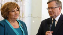 Anna i Bronisław Komorowscy. Fot. PAP/T. Gzell