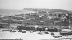 Budowa portu morskiego w Gdyni. 1929 r. Fot. NAC