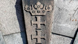 Herb Gdańska na Bramie Nizinnej. Fot. PAP/M. Angiel