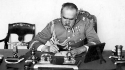 Marszałek Józef Piłsudski w Belwederze. Źródło: NAC