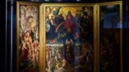 Tryptyk "Sąd Ostateczny" Hansa Memlinga w Muzeum Narodowym w Gdańsku. Fot. PAP/A. Warżawa