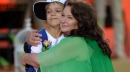 Krzysztof Duda i Anna Dymna podczas koncertu finałowego 10. Festiwalu Zaczarowanej Piosenki. Fot. PAP/J. Bednarczyk