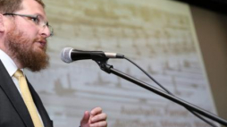 Dyrektor Muzeum Auschwitz-Birkenau Piotr Cywiński Fot. PAP/Stanisław Rozpędzik