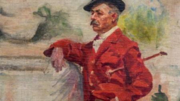 Obraz Wojciecha Kossaka "Autoportret". Fot. PAP/T. Żmijewski