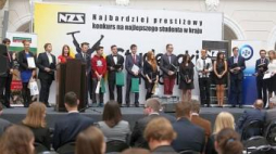 Laureaci konkursu Studencki Nobel 2015 Fot. PAP/Leszek Szymański