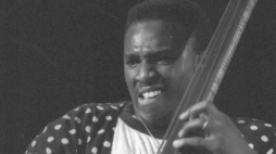 Charnett Moffett na Jazz Jamboree w 1990 roku Fot.PAP/Teodor Walczak