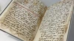 Manuskrypt znaleziony w bibliotece uniwersytetu w Birmingham. Fot. PAP/EPA