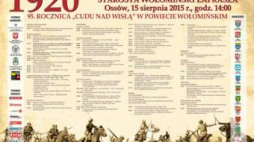 Plakat obchodów 95 rocznicy Bitwy Warszawskiej 1920 r. w Ossowie