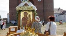 Główne uroczystości ku czci Supraskiej Ikony Matki Boskiej w supraskim klasztorze Fot.PAP/A. Reszko