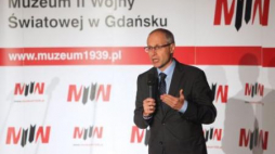 Dyrektor Muzeum II Wojny Światowej prof. Paweł Machcewicz. Fot. PAP/P. Wittman