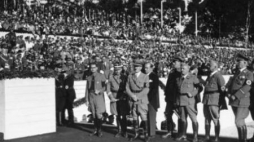 Przywódcy III Rzeszy na zjeździe NSDAP w Norymberdze. Wrzesień 1935 r. Źródło: Wikipedia Commons/Bundesarchiv