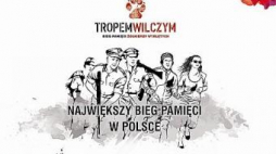 Plakat biegu "Tropem Wilczym – Bieg Pamięci Żołnierzy Wyklętych"