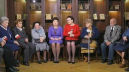 Ewa Kopacz i Hanna Gronkiewicz-Waltz podczas spotkania z Powstańcami Warszawskimi Fot. PAP/Paweł Supernak