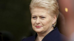Prezydent Litwy Dalia Grybauskaite. Fot. PAP/EPA