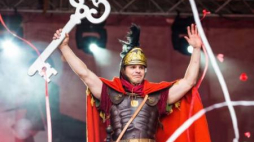 Święty Marcin otrzymał od prezydenta Poznania klucze do bram miasta. Fot. PAP/M. Zakrzewski 