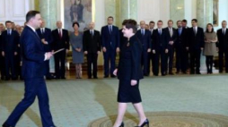 Prezydent Andrzej Duda desygnował Beatę Szydło na Prezesa Rady Ministrów. Fot. PAP/J. Turczyk