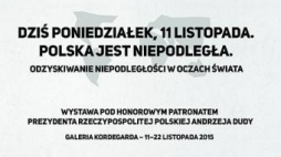 Fragment plakatu "Dziś poniedziałek, 11 listopada"