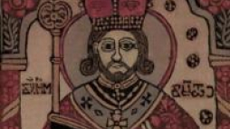 Święty Mikołaj z Miry. Drzeworyt, pierwsza poł. XIX w. Źródło: BN Polona