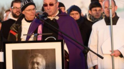 Prymas Polski abp Wojciech Polak podczas uroczystości pogrzebowych ojca Jana Góry. Fot. PAP/J. Kaczmarczyk