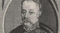 Portret Janusza Radziwiłła. Miedzioryt, ok. 1670 r. wg obrazu Daniela Schultza. Źródło: CBN Polona