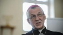 Przewodniczący Komitetu KEP ds. Dialogu z Judaizmem biskup Mieczysław Cisło. Fot. PAP/W. Pacewicz 