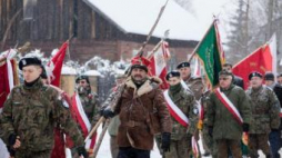 XX Marsz Szlakiem Powstańców Styczniowych w 150. rocznicę zrywu. Fot. PAP/M. Walczak