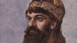 Mieszko I na obrazie Jana Matejki z cyklu „Poczet królów i książąt polskich”. Fot. PAP/Reprodukcja