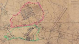 Mapa obrazująca system zabezpieczeń obozu Auschwitz. Źródło: Muzeum Auschwitz